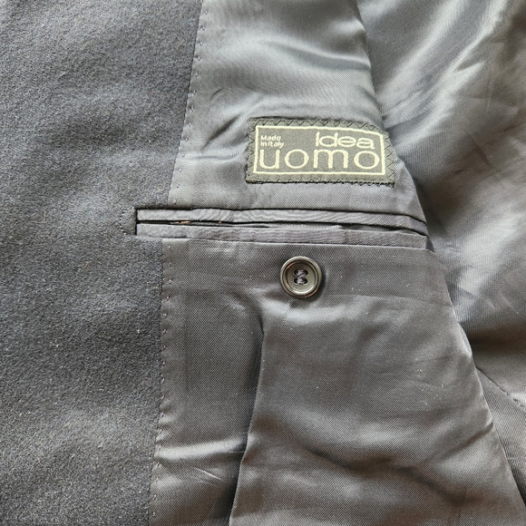 Pure Cashmere Lanificio Del Casentino Men's Jacket Large Idea Uoma Made in Italy - Picture 14 of 16